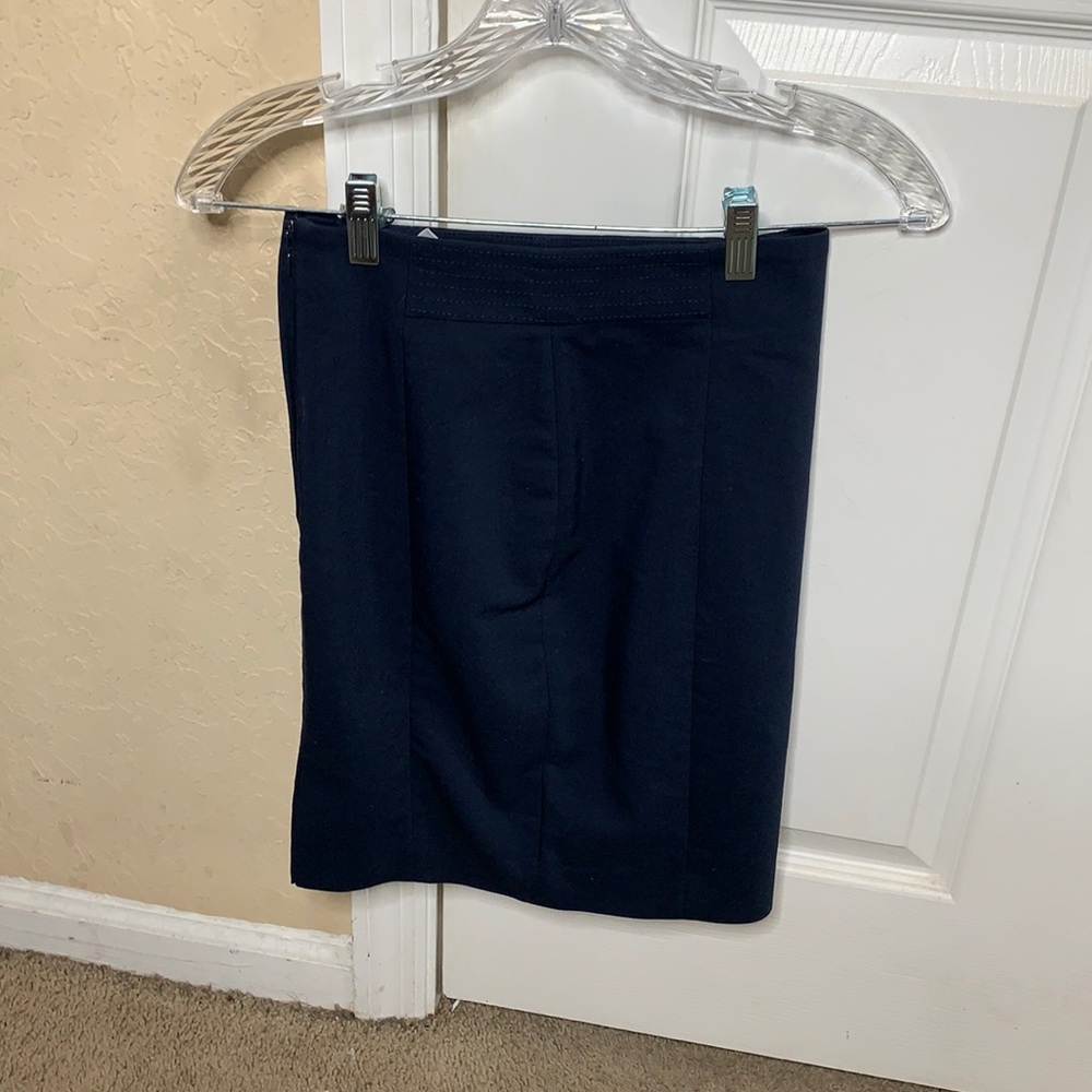 Blue tight skirt